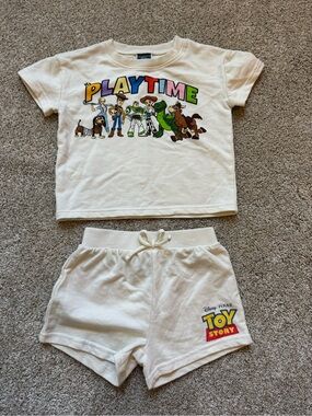 Toy Story It's Playtime Toddler Set 3T Shorts Short Sleeve Shirt Disney Pixar